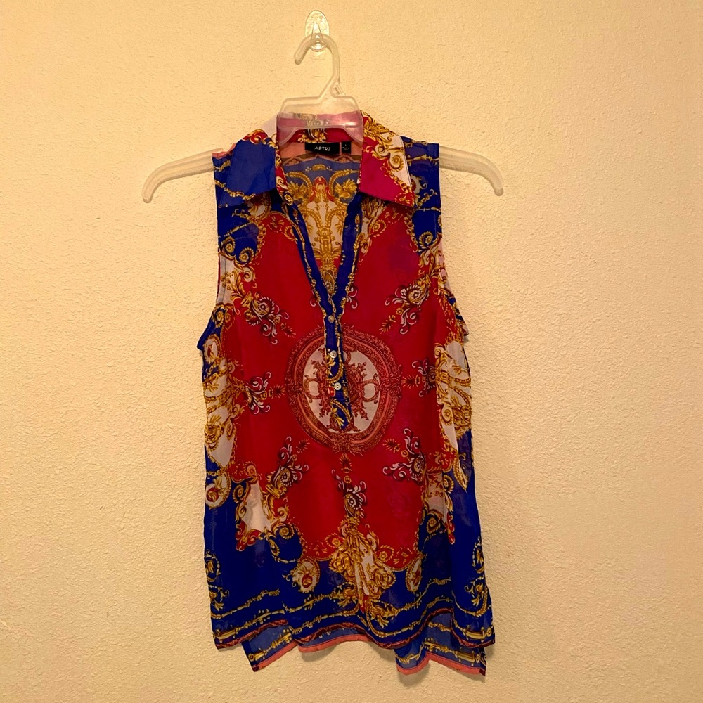 Apt 9 Women Button Front Top